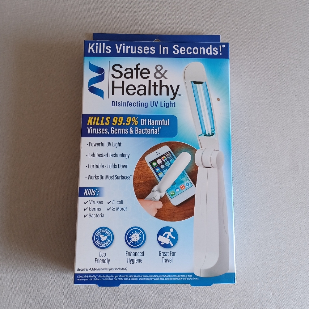 3 For $15 / NWOT Safe & Healthy Disinfecting UV Light for Cleaning
